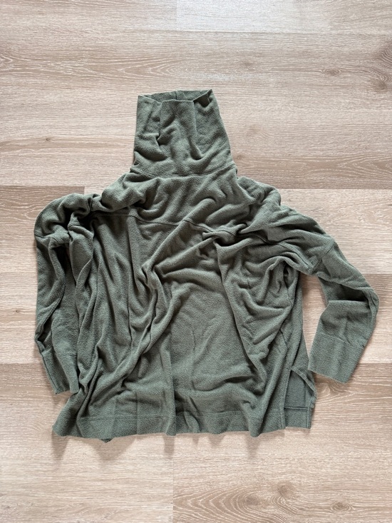 aerie Tops - aerie Olive Green Cozy cowl neck sweatshirt